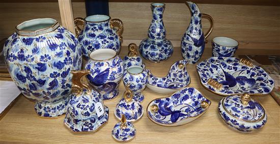 A quantity of Belgian ceramics
